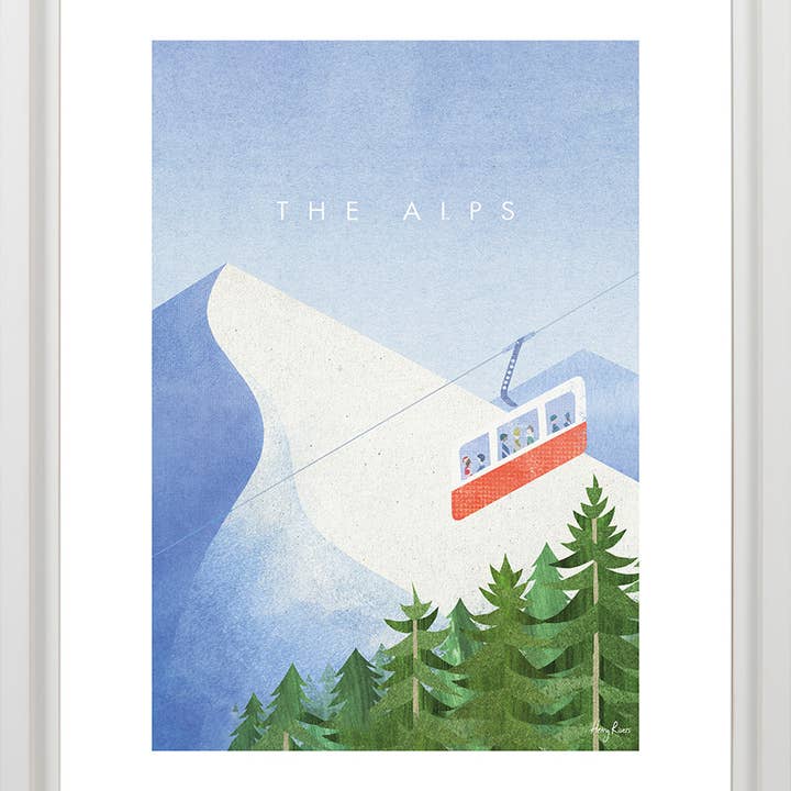 Henry Rivers (The Alps) Vorgerahmte Drucke für den Großhandel von The Art Group