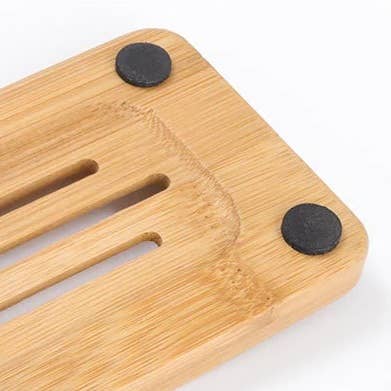 Natural'sace - Wholesale Bath Soap Dish - Rectangular bamboo soap dish (with or without packaging)1