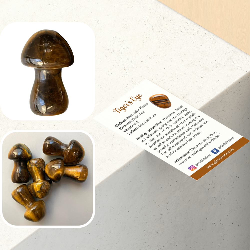 VIE - Wholesale Spiritual Stone/Crystal - Crystal Mushroom, 3.5cm20