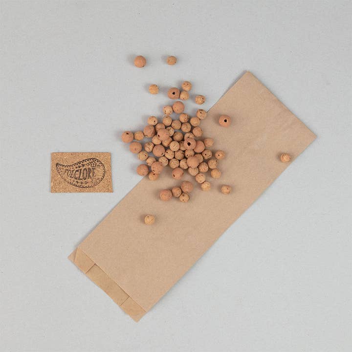 Folclore Crafts - Venta al por mayor Material para manualidades - Perlas y bolas redondas de corcho natural | 10 mm o 12 mm1