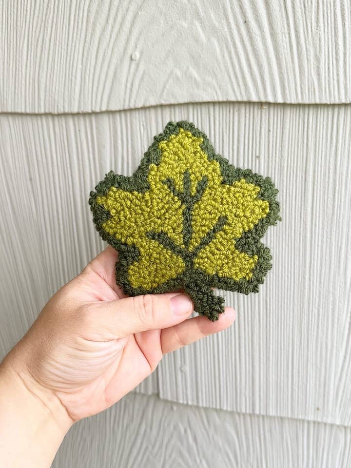 Base para Copos Folha Verde por atacado de Bless Your Cottons