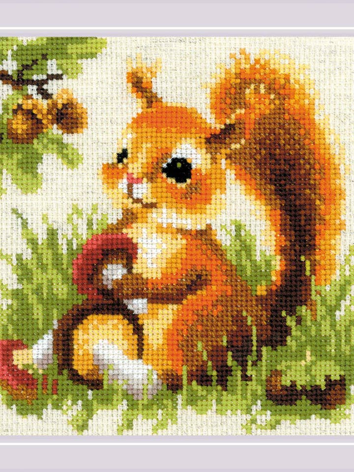 Cross Stitch Kit From Riolis 2027 Squirrel for wholesale by RIOLIS