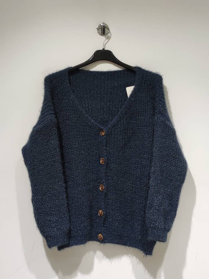 Pomelo paris - Wholesale Cardigan - Women's - CANDY Cardigan Button Sweater - Pack of 12 PCS Mixed Colors10