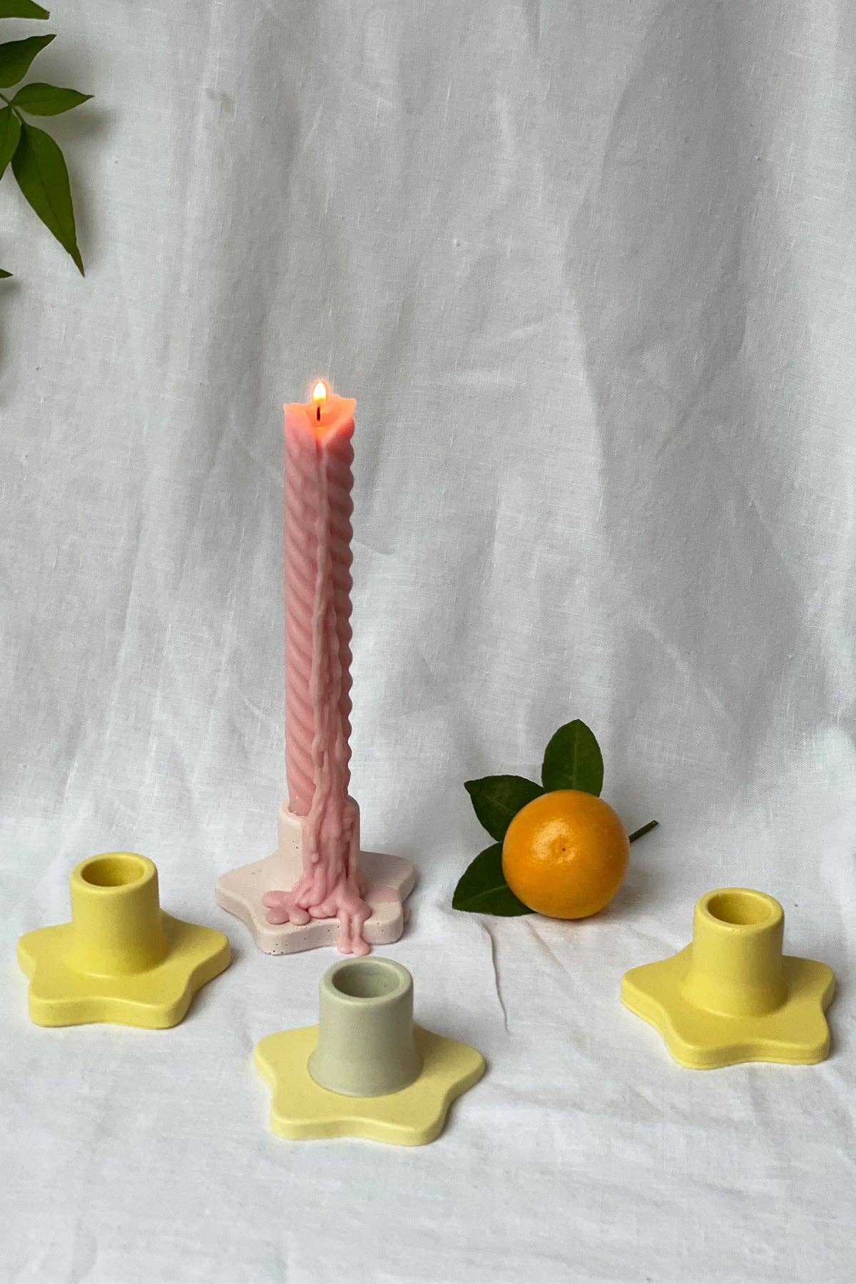Interlude Candles – wholesale Candle holder – Daisy Candlestick Holders - pack of 32