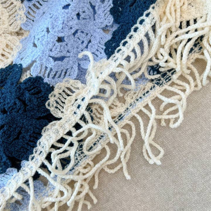 Funkyrel® Atzbranding Limited - Wholesale Knit Sweater - Women's - Crosa - Floral Pattern Hollow Knit Sweater15