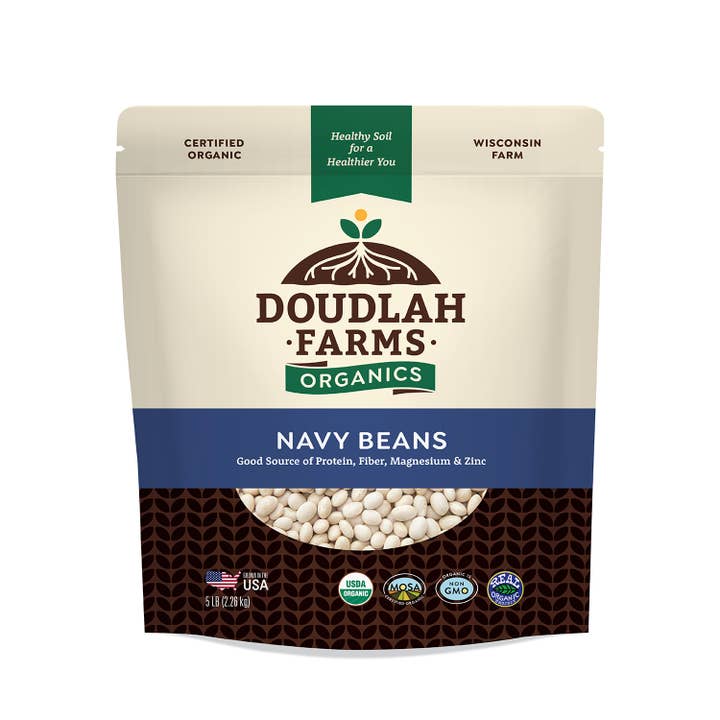 Doudlah Farms Organics - Wholesale Beans - Organic Navy Beans1