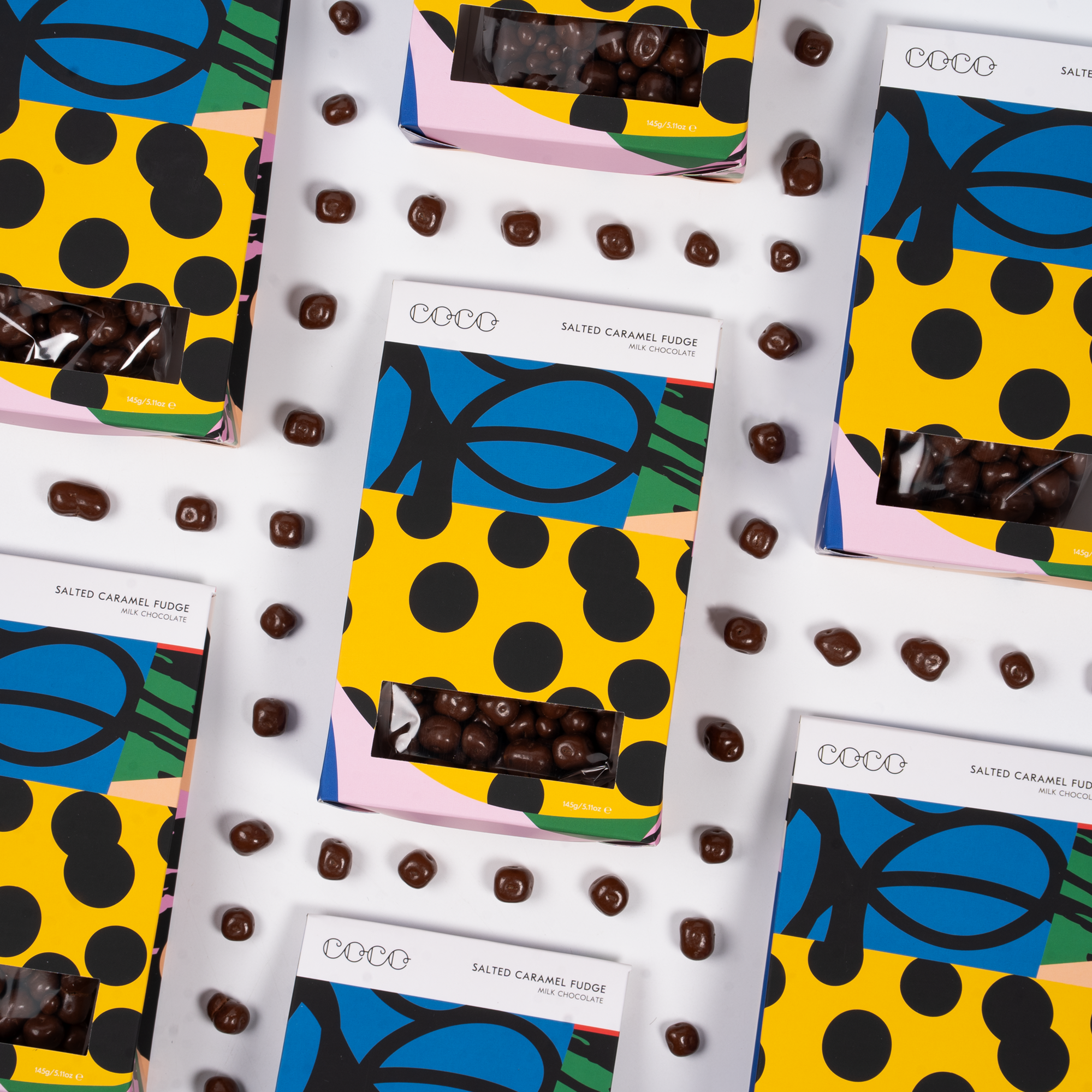 Wholesale Salted Caramel Fudge covered in Milk Chocolate (Pack of 12