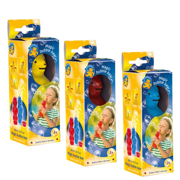 HQ Kites & Designs – Bolhas de sabão - Crianças por atacado – Pustefix Urso Mágico, 180 ml/6 oz2