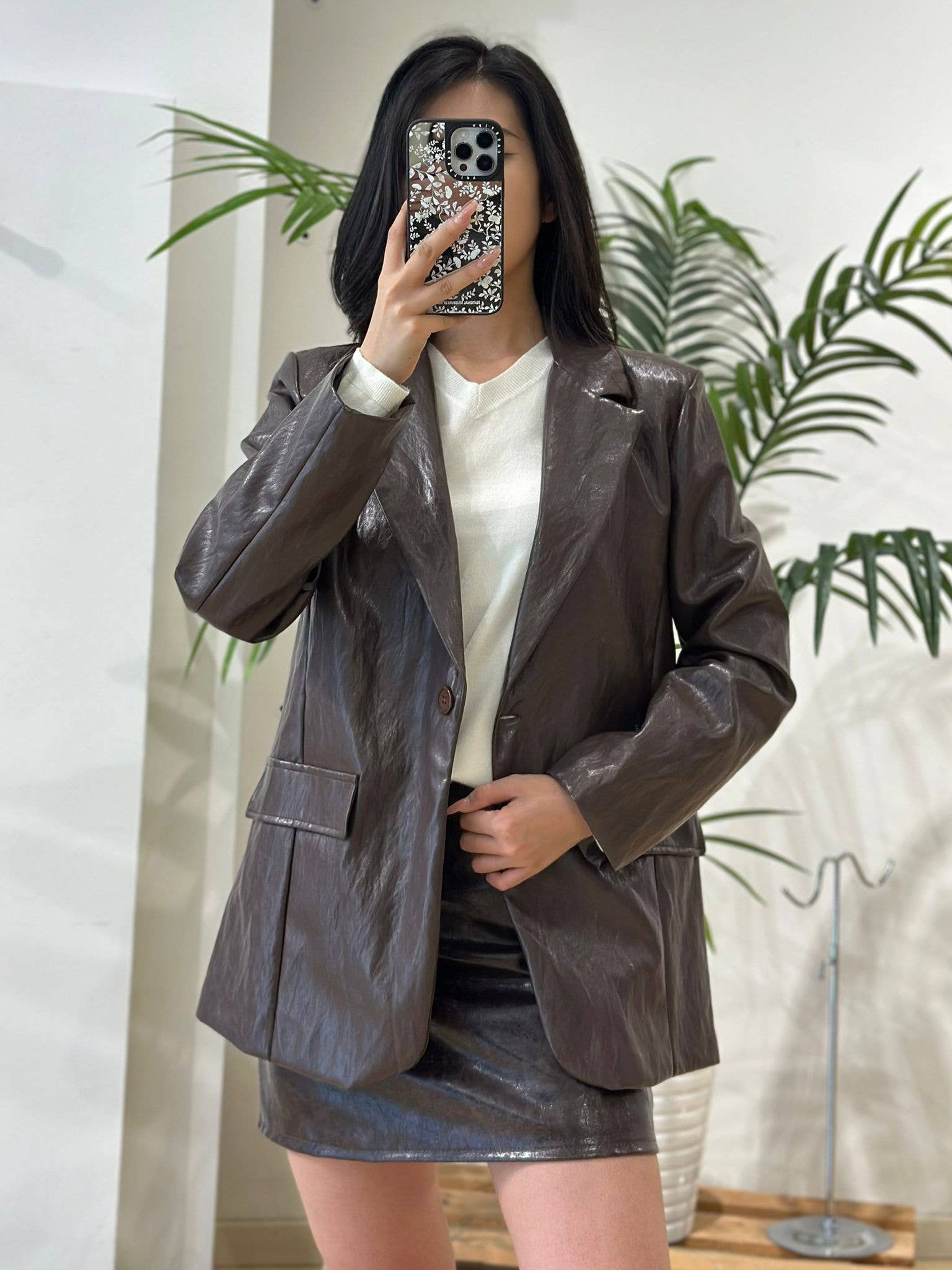 ADORA - Wholesale Blazer - Women's - ECO-LEATHER JACKET2