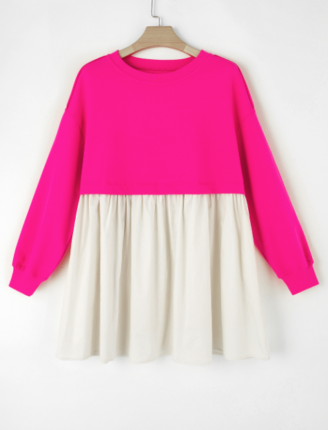 Lovesoft - Wholesale Dress - Women's - Pale Khaki Sweatshirt Poplin Mini Dress8