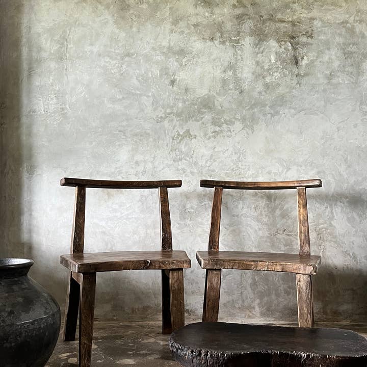 Office Objets – wholesale Chair – Large chair or armchair in antique teak H84 L6051