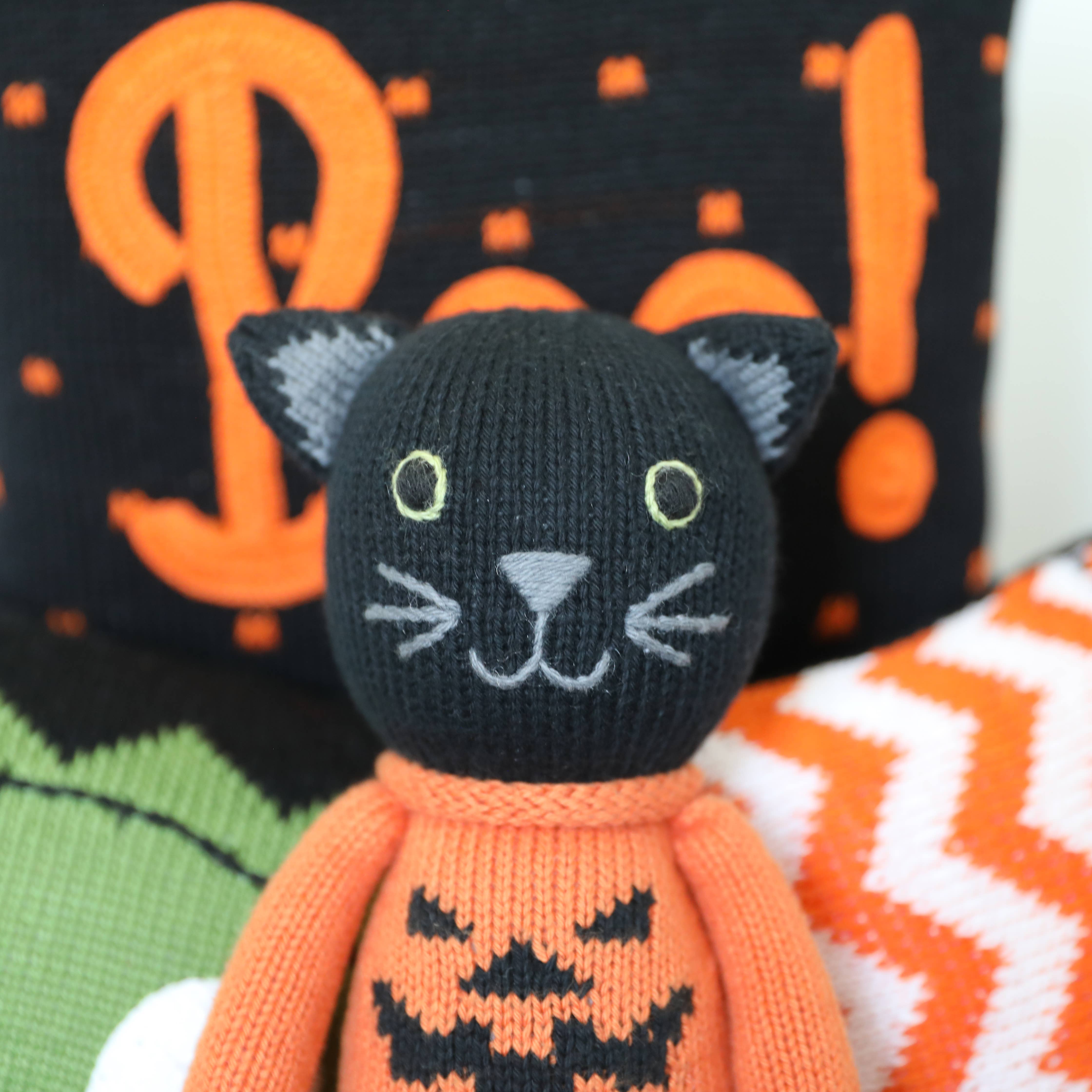 Melange Collection - Wholesale Stuffed/Plush Toy - Kids & Baby - Handmade Knit Halloween Bat Plush - Fair Trade Cotton Toy4