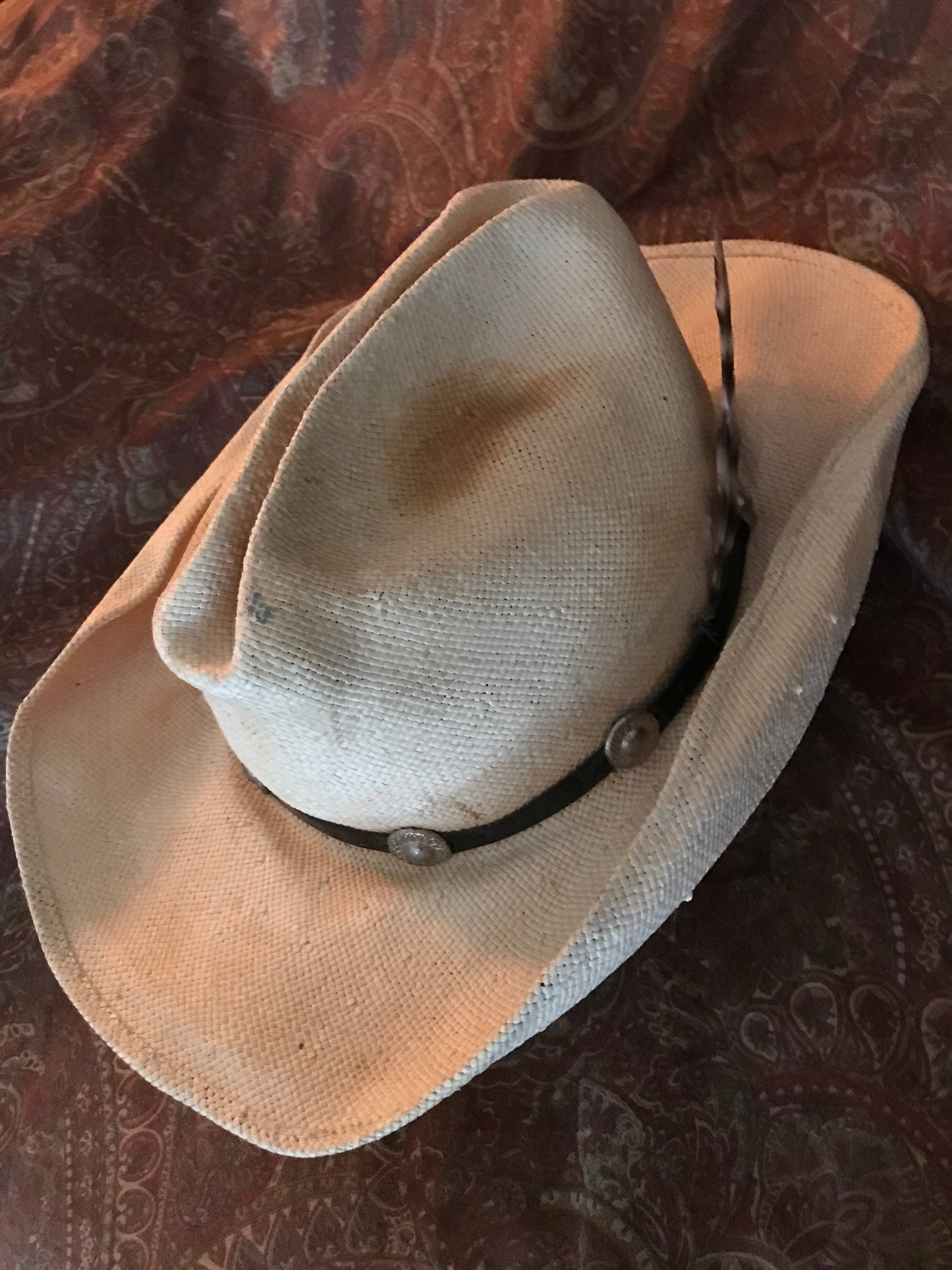 Hip Vintage Hats & More – wholesale Cowboy Hat – Women’s – Hip Vintage Distressed Cowboy Hat w/ Silver Concho Hatband8
