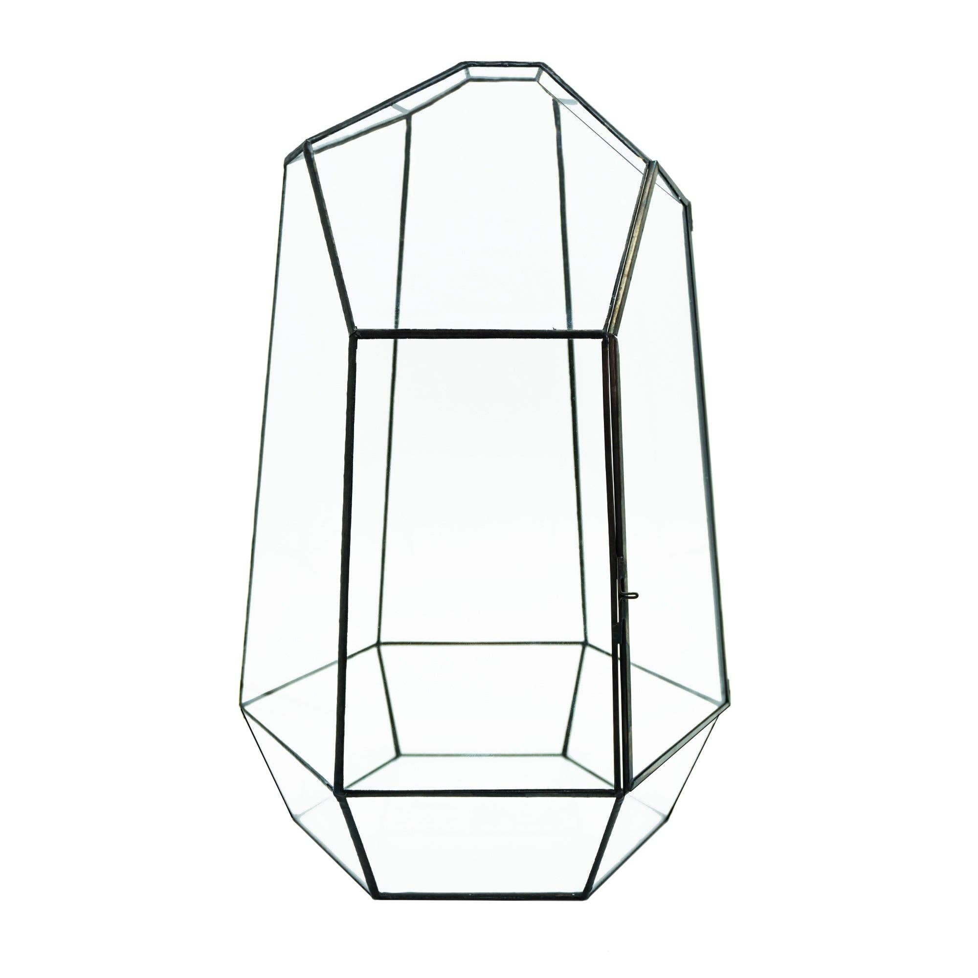 HIRO AQUATICS - Wholesale Plant Pot - Large Indoor Plant Geometric Glass Vessel Container0