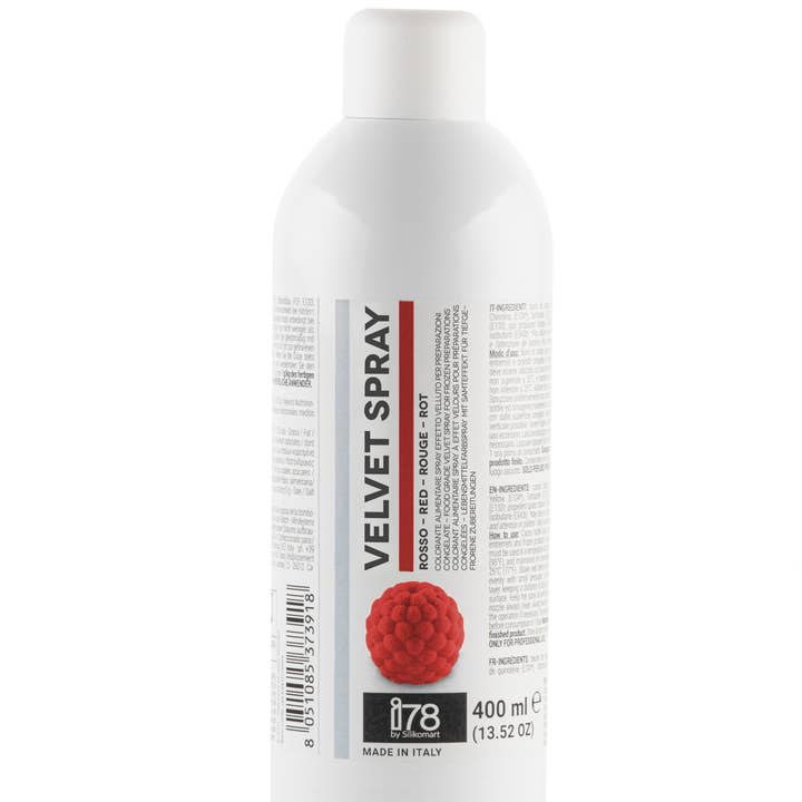 Velvet Spray - Rød Fløjlseffekt Spray - 400ml for engroshandel hos Silikomart