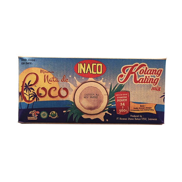 Takari International, Inc. - Wholesale Snack Pack - Kids & Baby - Inaco Nata De Coco- Lychee Flavor, 24 Pouches/Case, 12.70oz (360g)5