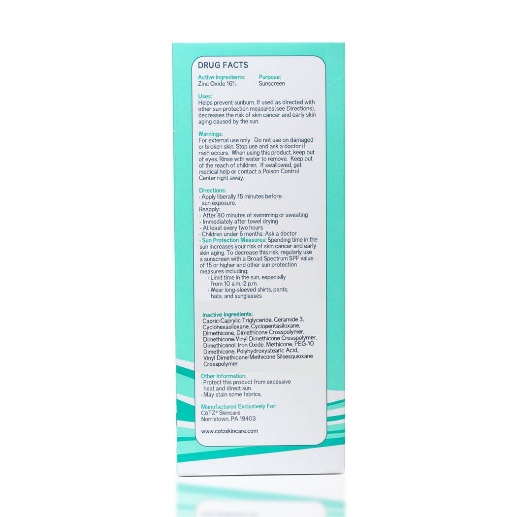 CoTZ The Healthier Sunscreen - Wholesale Sunscreen - Face Prime & Protect Tinted SPF 403