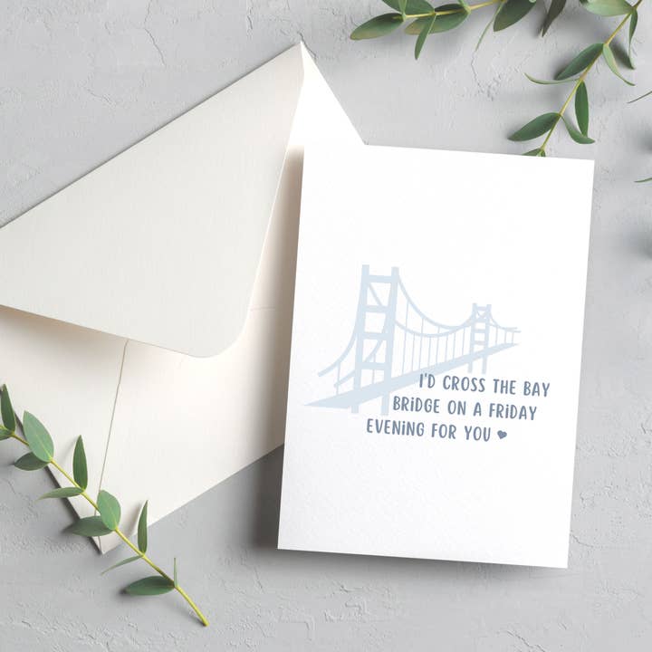 Tarjeta de felicitación Bay Bridge (feat. Puente de la bahía de Chesapeake) para venta al por mayor de Chesapeake Charm Shop