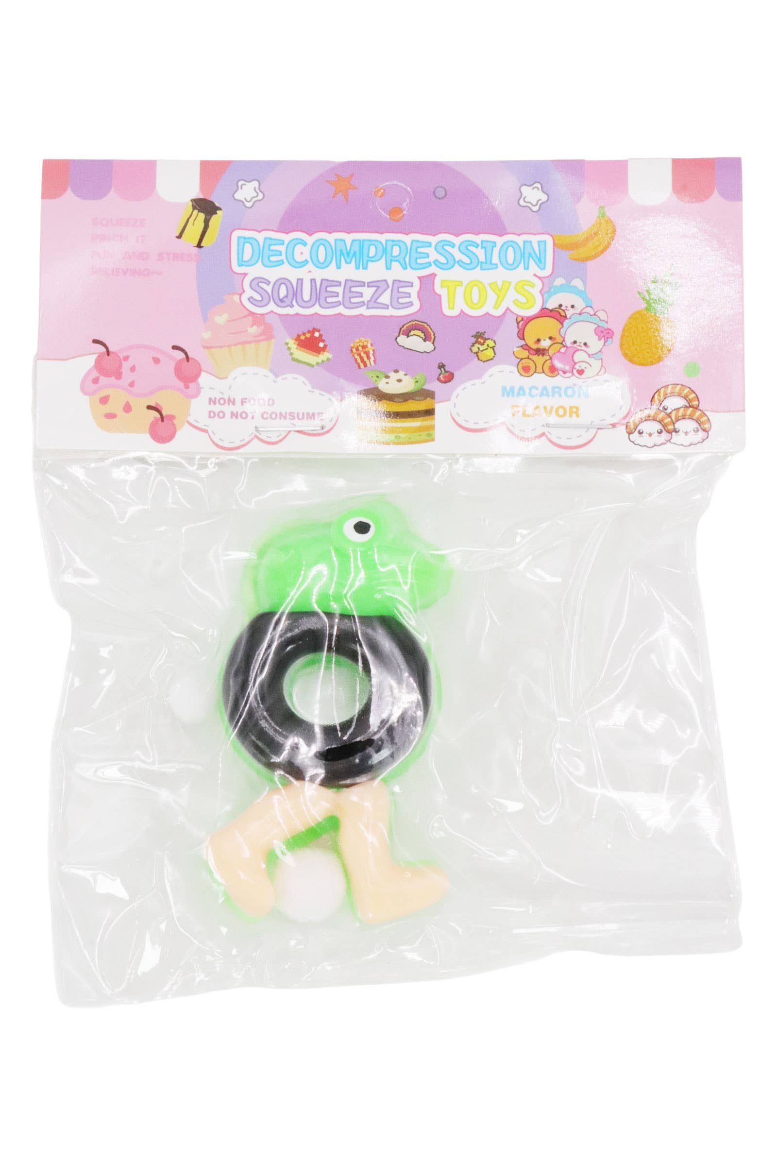 ASSORTED Brain Rot Memes Mochi Pom Pom Squishy Bag - 20 pcs for wholesale on Faire14