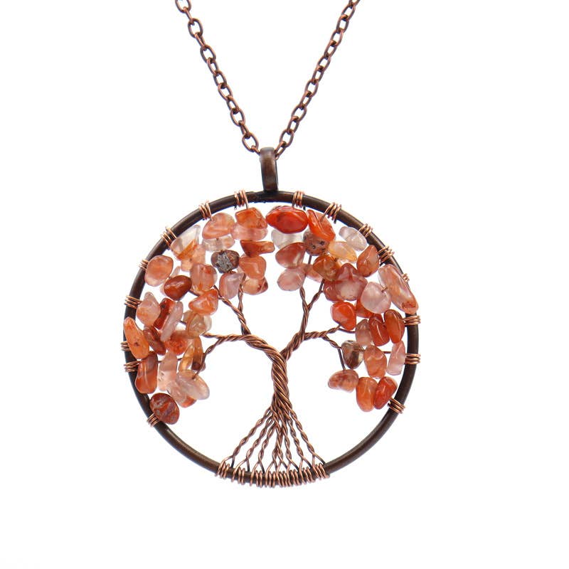 Gypsy Soul - Wholesale Pendant/Charm Necklace - Spirit Tree Bronze Necklace - 12 necklaces4