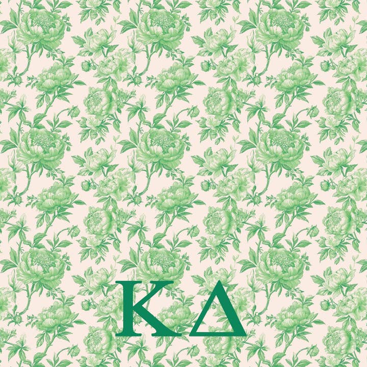 Over The Moon Greek - Wholesale Throw Blanket - Sorority Floral Minky Blanket11