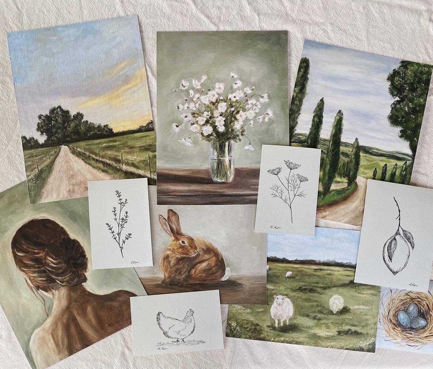 Krista Kim Studio - Venta al por mayor Ilustración - THIS WAY - Lámina artística (sin marco)2