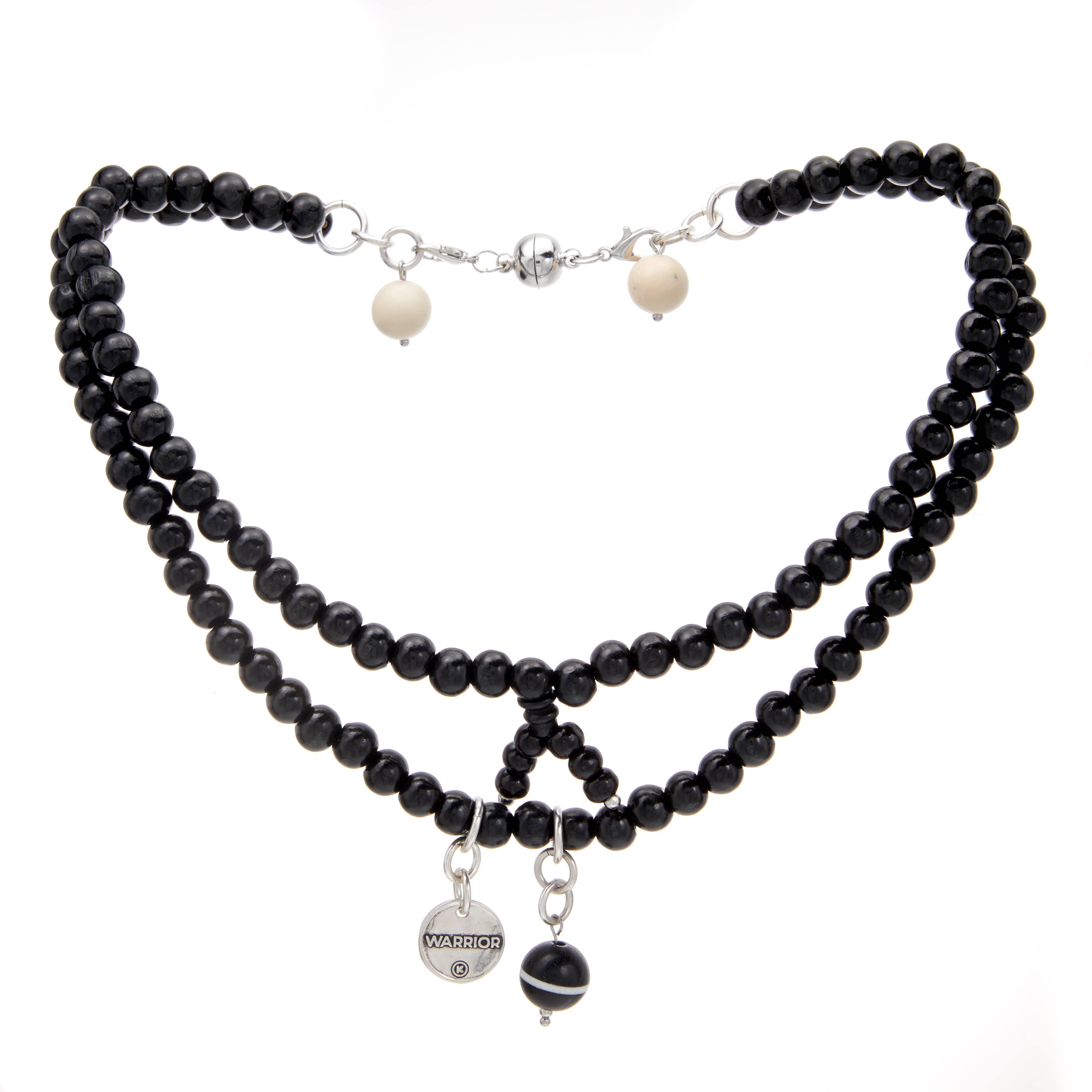 Katia Designs – Pulseira com pendente por atacado – Pulseira/Colar Boho de Madeira Coração de Guerreiro4