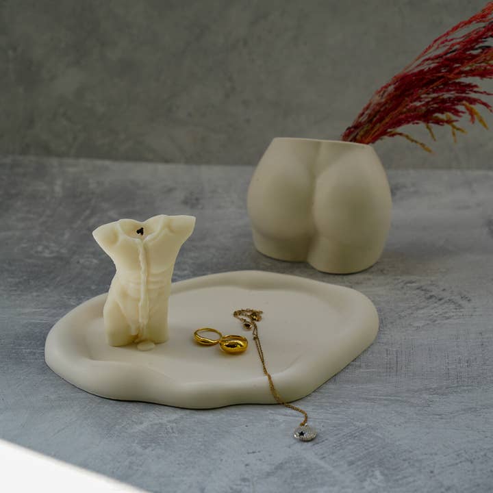 Gokican – wholesale Jewellery dish – Irregular Cloudy Curvy Tray- Jewellery Holder - Home Decor1