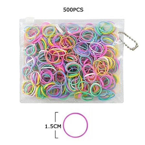 Walana Beauty – Großhandel Haargummi – Damen – Mini-Gummibänder mit Tasche, 12 Stück0