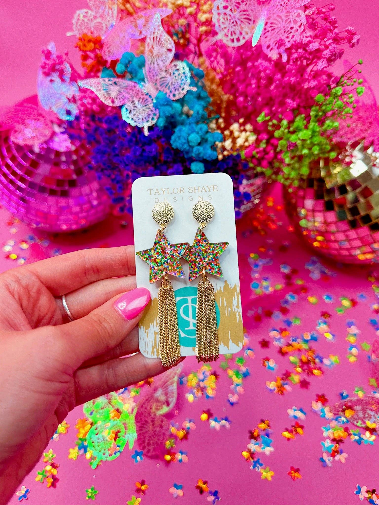 Taylor Shaye Designs - Wholesale Tassel Earrings - Star Sally Tassels4