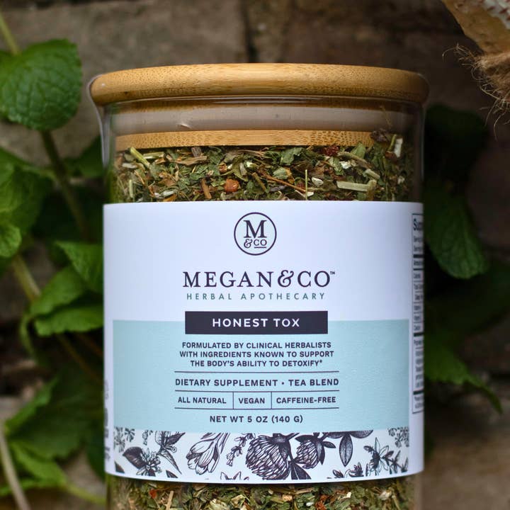 MEGAN & CO. Herbal Apothecary - Wholesale Health/Detox Tea - Honest Tox Tea Blend (140g) – Cleansing + Detoxifying1