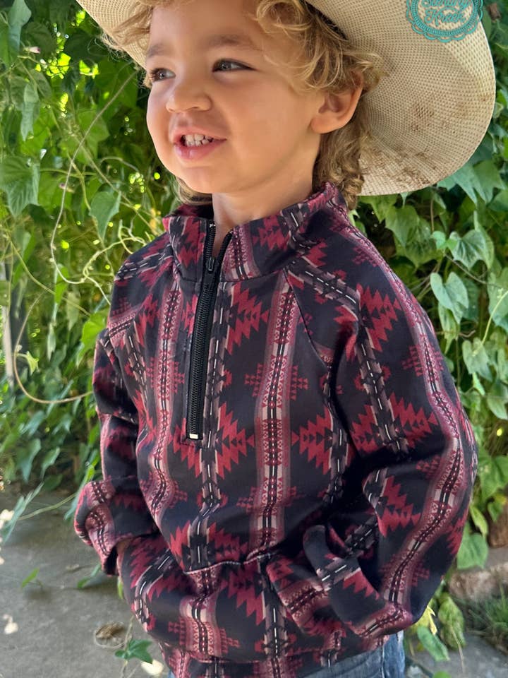 Sterling Kreek - Wholesale Sweatshirt - Kids - MIni Crimson Kreek Pullover1