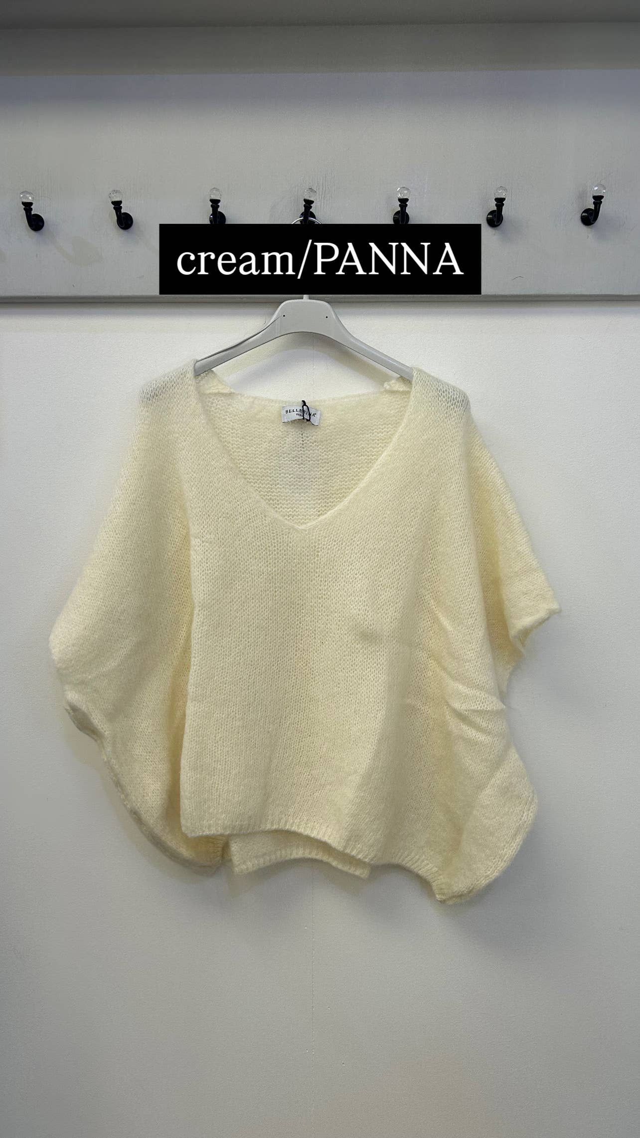 Terminal 1 Clothing - Vendita all'ingrosso Canotta - Donna - Canotta con Spalle Scese in Mohair0