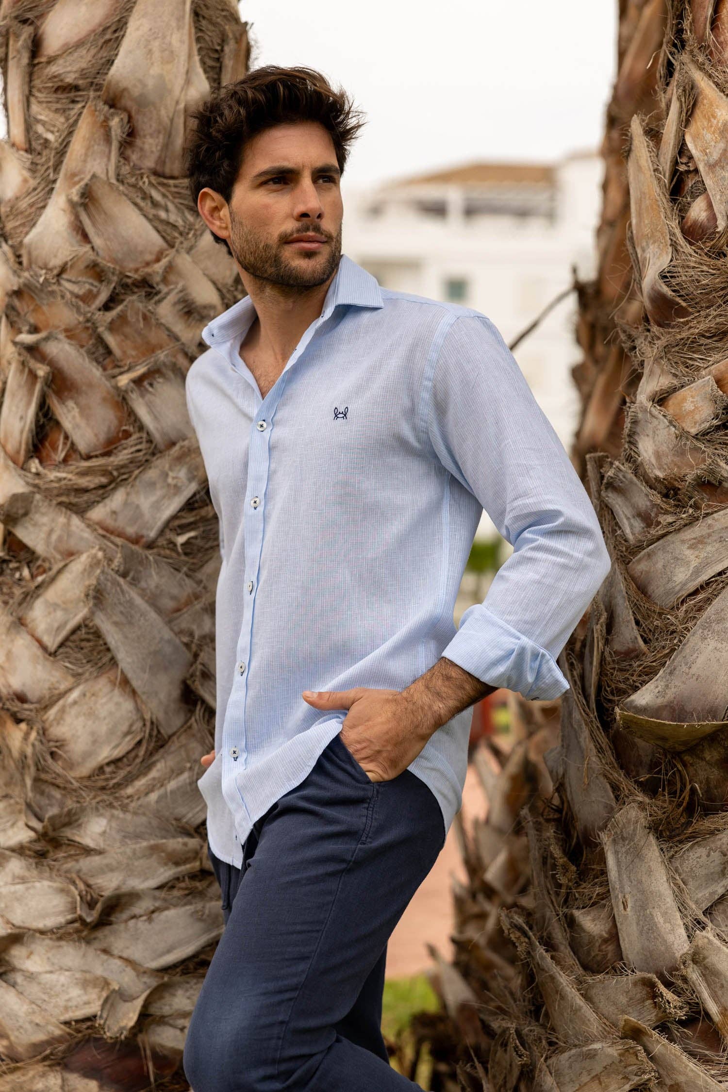 シャツ HUECLOSET Stripe Thin Shirt 25KERO477 21069095_51204348_600.jpg