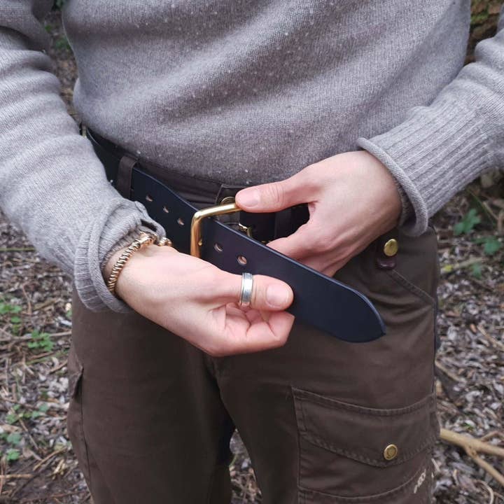 Journeyman Handcraft – wholesale Belt – Unisex – Leather Belt with Brass Buckle5