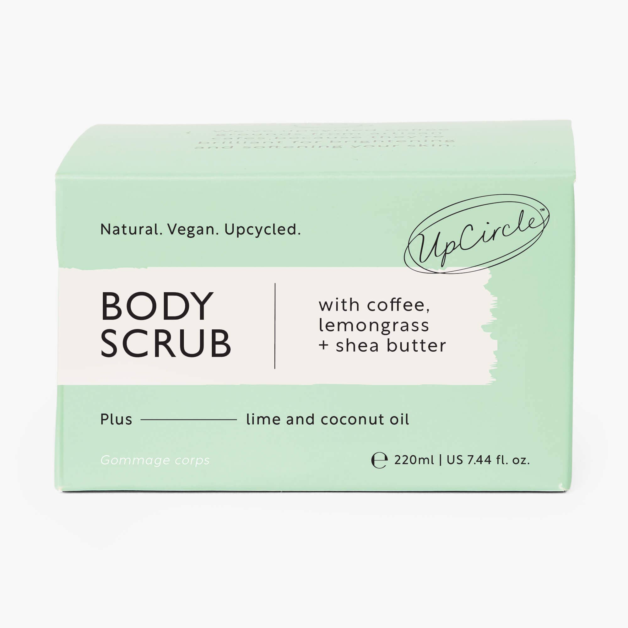 VIAI Beauty – wholesale Body scrub/exfoliant – UPCIRCLE Coffee Body Scrub with Lemongrass1
