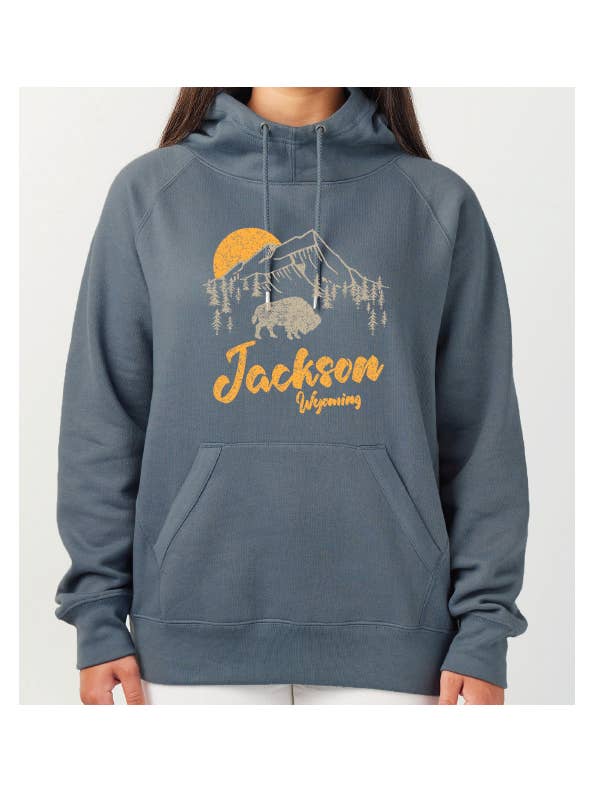 MTN Medicine Buffalo - Customizable - Scuba Neck Hooded Pullover for wholesale by MT Brand Apparel