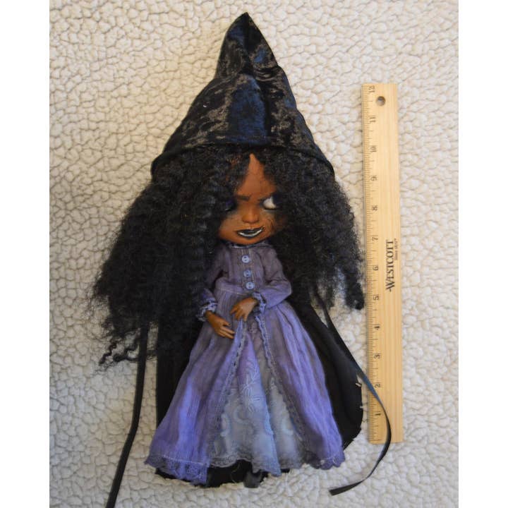 Dr. Apples, LLC - Wholesale Doll – Kids - 75 Apples Art (#13) Rare! Neo Blythe Doll Witch Ooak - Blythe Oddities7