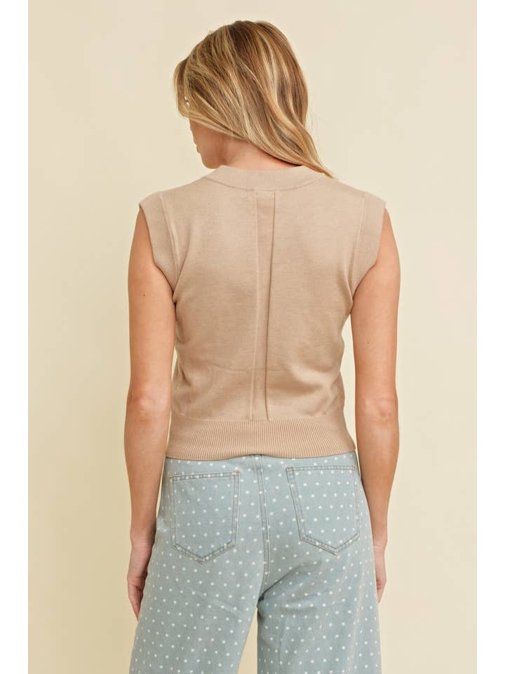 Cloud Ten - Wholesale Knit Sweater - Women's - CSW9821 - Women's Rib Neck Knit Sweater17