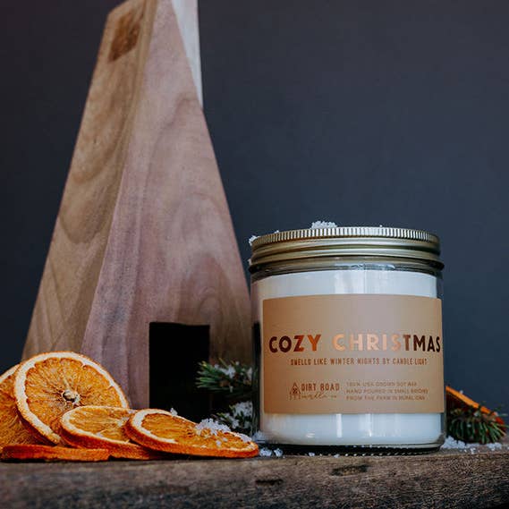 Dirt Road Candle Co - Vente Bougie en bocal - Bougie de Noël confortable2