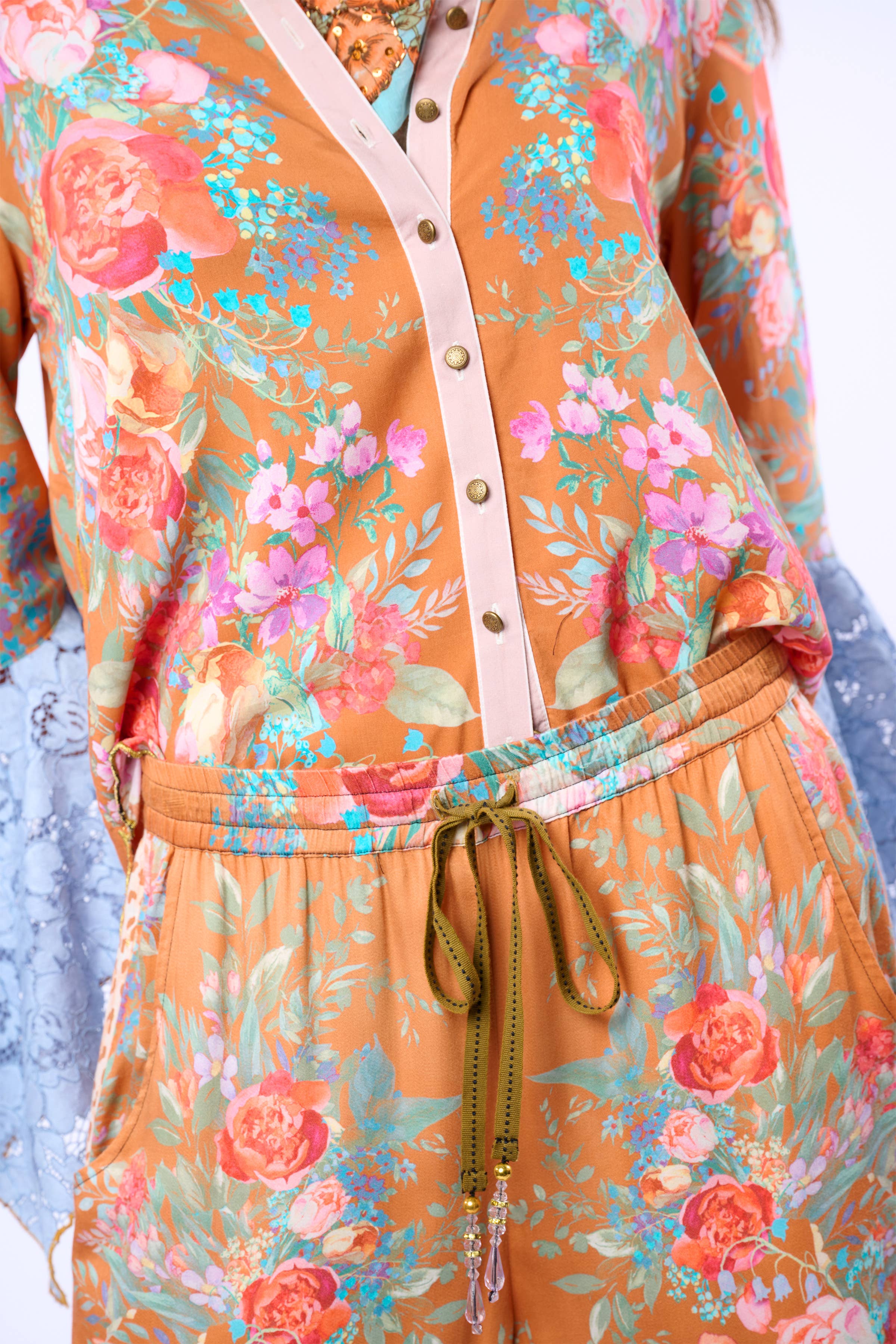 Kobberroseprint Valentina Skjorte for engroshandel på Faire35