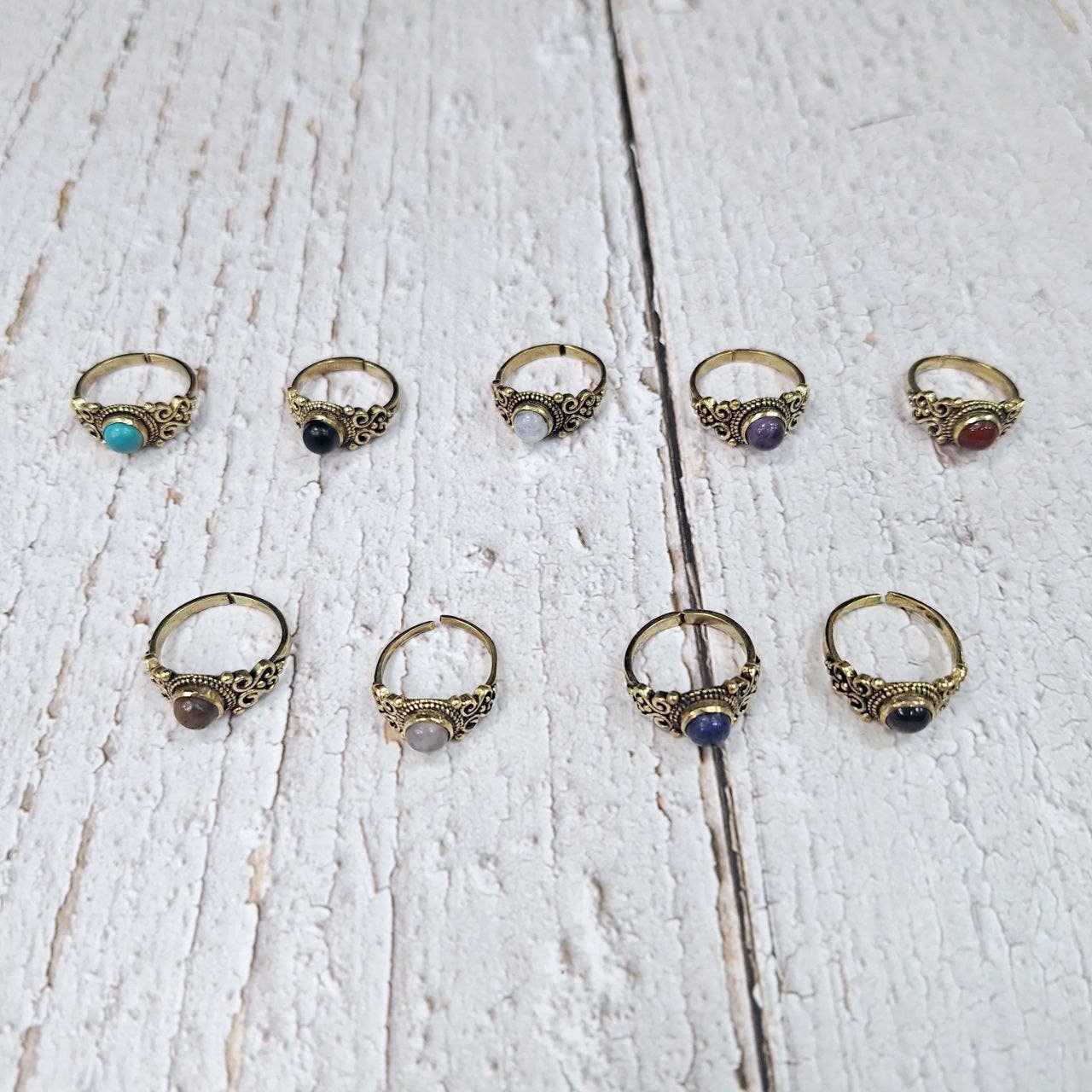 Hecho a mano - Wholesale Single Stone/Solitaire Ring - Assortment of rings29