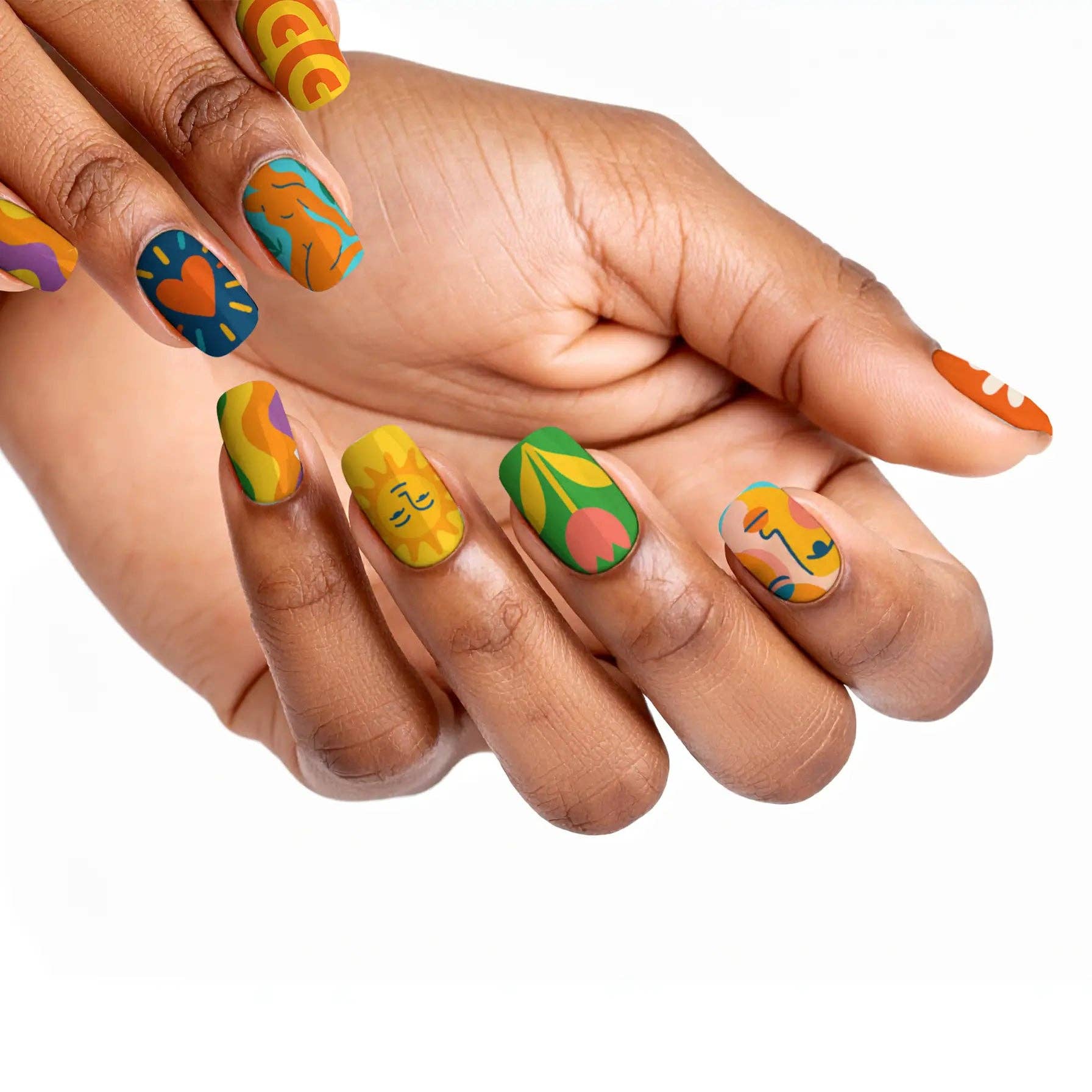 FYNE BODY - Wholesale Press-on/fake nails - Splat-tastic Canvas Creativity Press-On Nails77