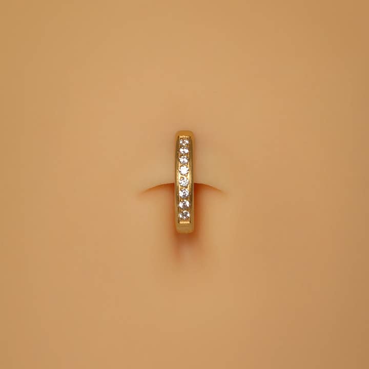 Schmuckgroßhandel - Wholesale Belly Ring - Shine Belly Piercing | Titanium1