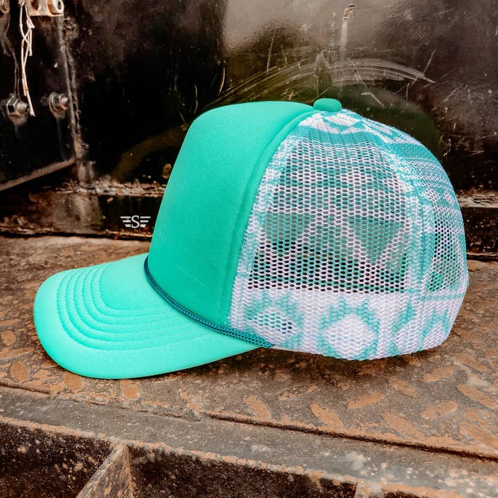 Flying S Company - Wholesale Trucker Hat - Unisex - Aztec Mesh Back Cap