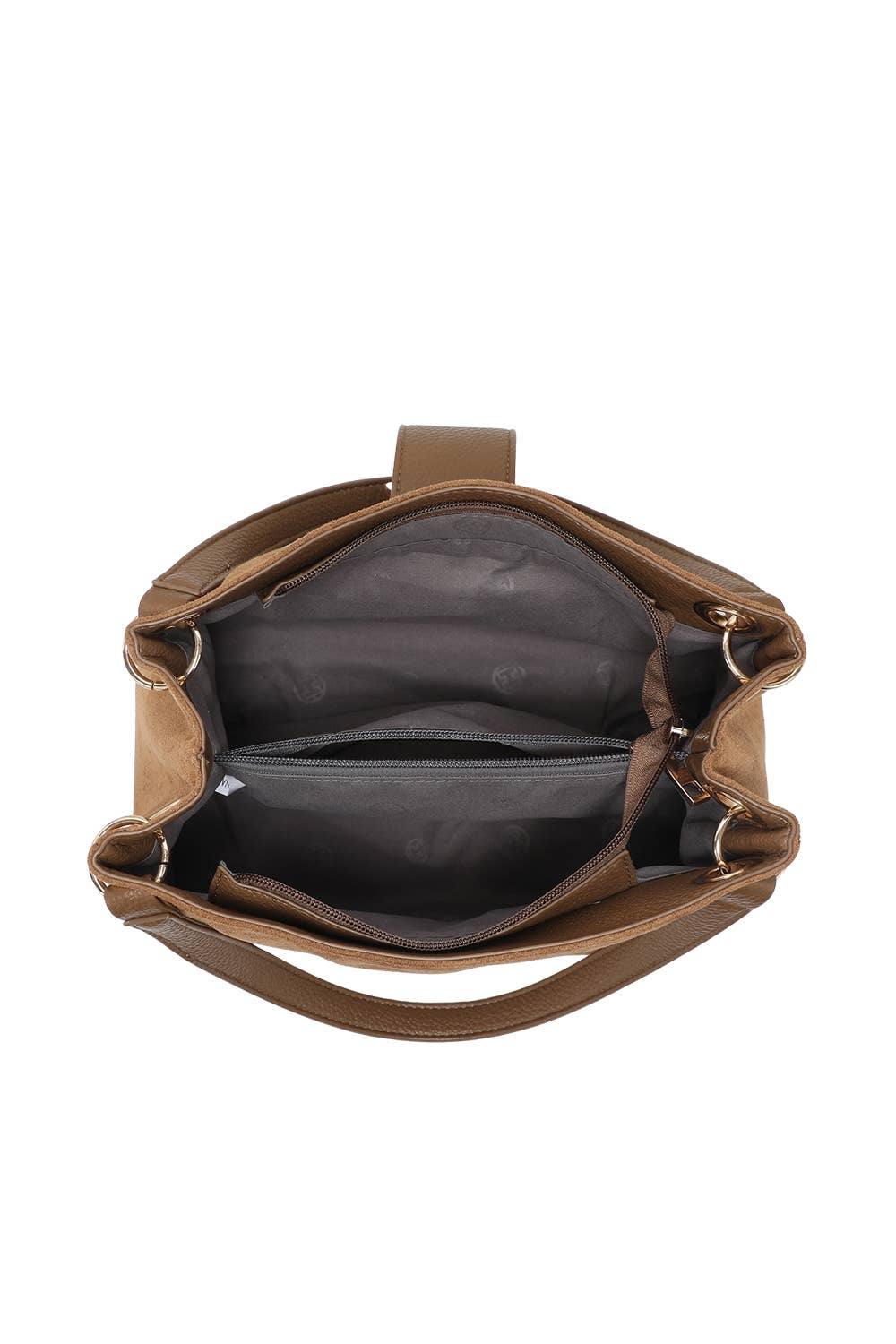 Ellas Trading – wholesale Axelremsväska – Dam – Axelväska med spänne och dubbla handtag upptill5