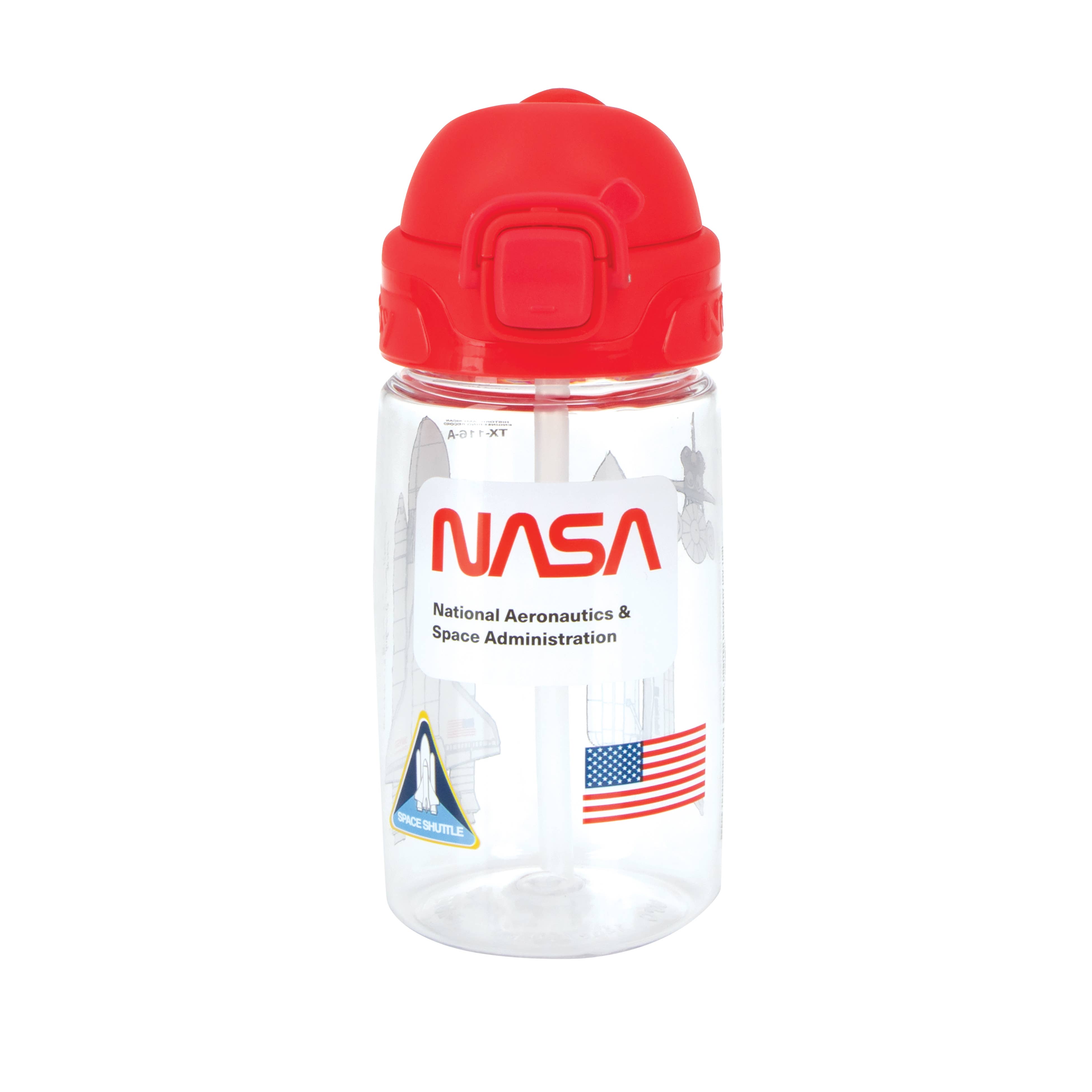 Nuby - Wholesale Drinking Glass/Cup - Kids & Baby - 14oz Tritan NASA Blast Flip-it Cup with Soft Spout13