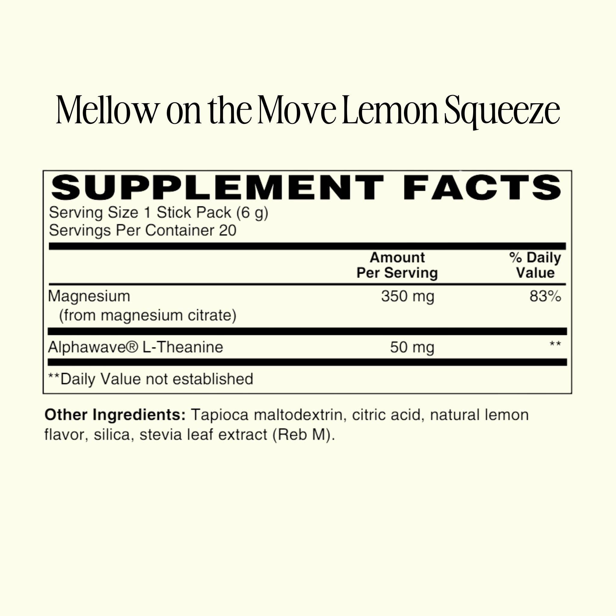 HUA Wellness - Wholesale Powdered Health Drink - Mellow on the Move3