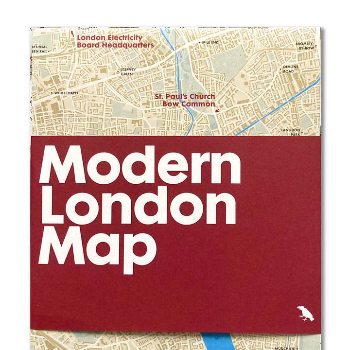 Modern London Map for wholesale by Blue Crow Media