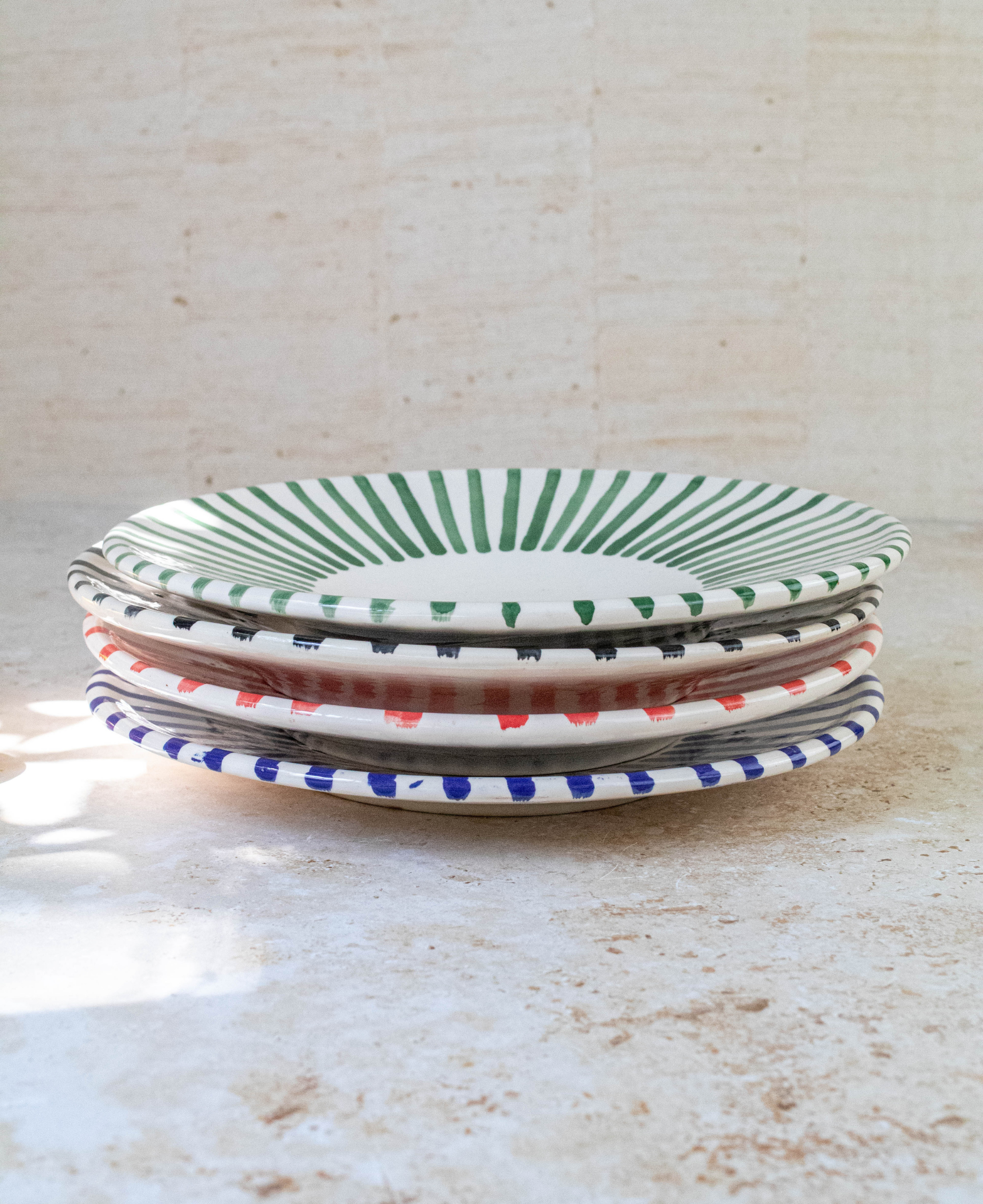 Maison Berber - Vendita all'ingrosso Piatto - Piatto in ceramica marocchina fatto a mano – Collezione Ourika7